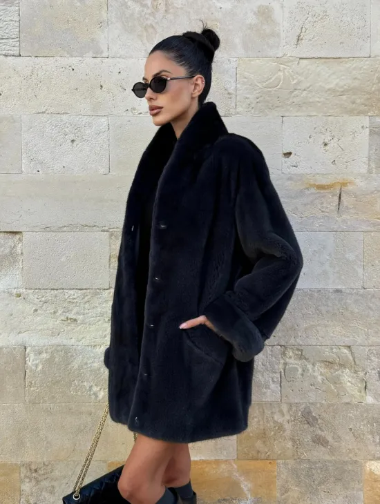 Шуба (жакет) из меха норки KOPENGAGEN FUR - фото 9