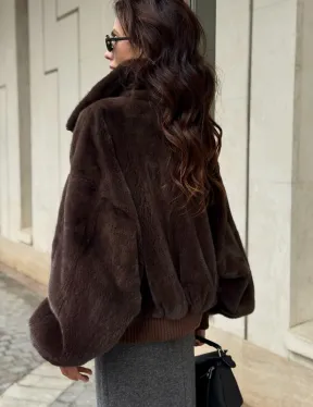 Норковая шуба - бомбер - фото 3