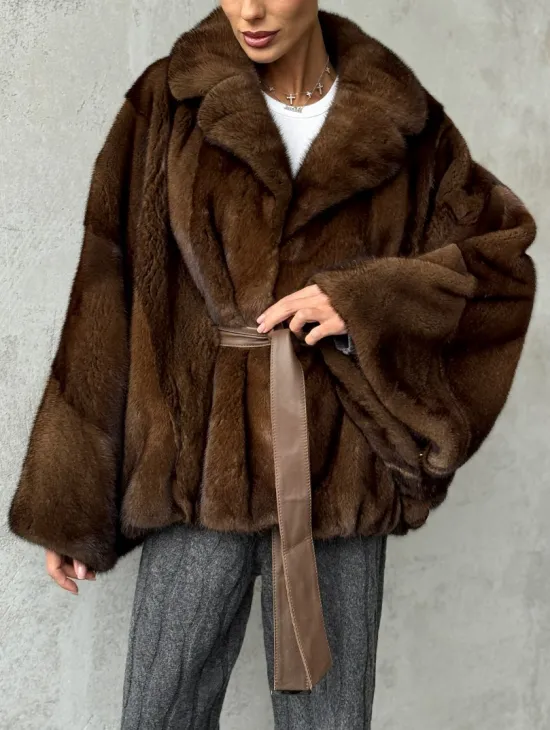 Шуба норковая оверсайз - фото 3