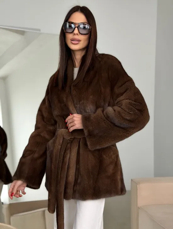 Модная норковая шуба 2026 - фото 4