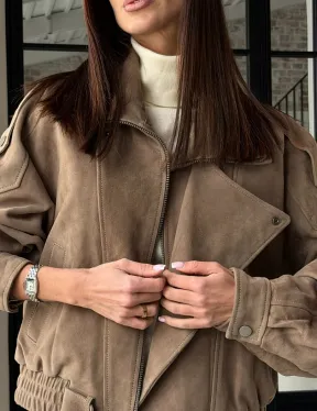 Куртка - бомбер весенняя оверсайз - фото 3