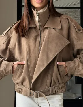 Куртка - бомбер весенняя оверсайз - фото 5