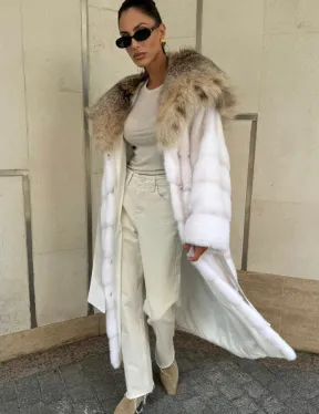 Норка кимоно с капюшоном рысь - фото 4